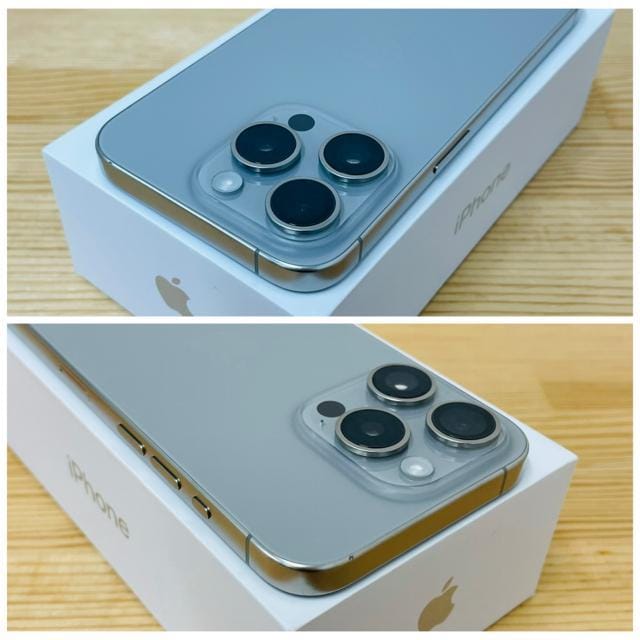 ǍD@100% iPhone 15 Pro 256 GB SIMt[ {  Ɠd/AV 