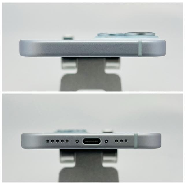 A 100% iPhone 15 128 GB SIMt[ u[ {  Ɠd/AV 
