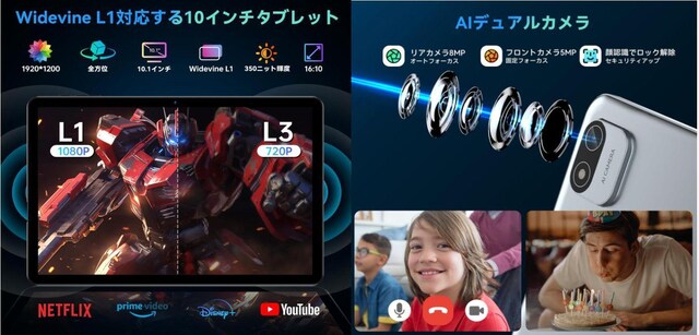 yقڐViz10.1C`FullHD@ŐVOSAndroid 15  Ɠd/AV 