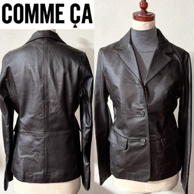 Vi ߂i COMME CA RT v U[ WPbg e[[h M ~ AE^[ R[g Vv ꂢ߃RTo   t@bV 