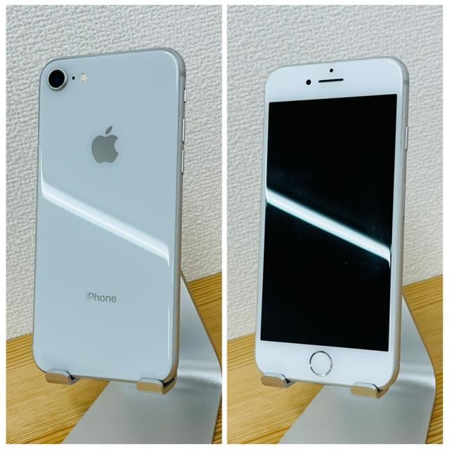 ǍD@100% iPhone 8 64 GB SIMt[@Vo[@{  Ɠd/AV 
