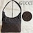 美品 GUCCI グッチ デカ GG柄 ハーフムーン ワンショルダー 総柄