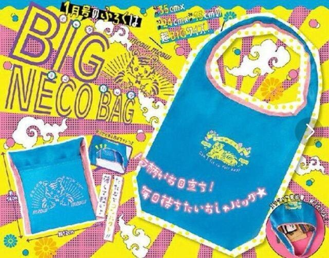 ڂGt^BIG NECO BAG (rbOlRobO) 