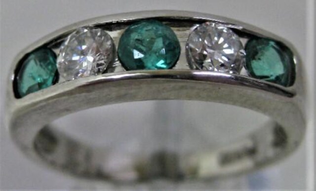 Pt900v`i O w Gh 0.48ct _C 0.38ct