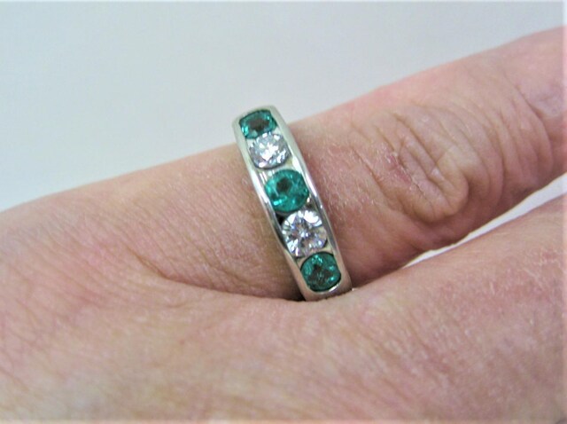 Pt900v`i O w Gh 0.48ct _C 0.38ct