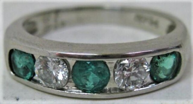 Pt900v`i O w Gh 0.48ct _C 0.38ct