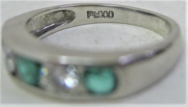 Pt900v`i O w Gh 0.48ct _C 0.38ct