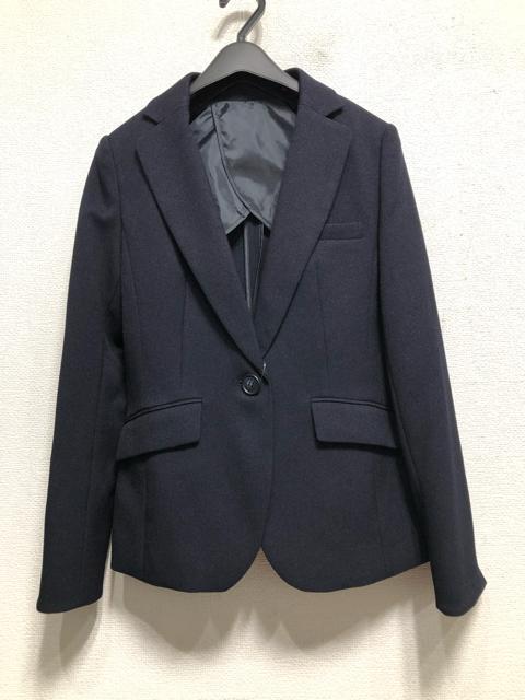 【限定セール！】 新品☆9号M紺系♪9分丈テーパードパンツ洗えるスーツ♪お仕事 スーツ・フォーマル・ドレス