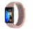 HUAWEI Band 10 9 8 ピンク ベルト バンド ナイロン ループ ストラップ スポーツバンド ナイロンベルト