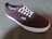 USA購入 単色スウェード素材バンズ Authentic 24.5a