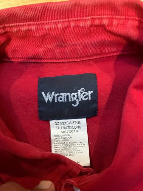 Wrangler O[ EGX^  used 傫size3XL