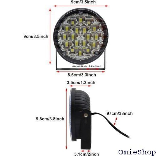 YnGia ԗptHOv 12V 24V 18 L  LED⏕ ⏕v zCg p^ 2 595