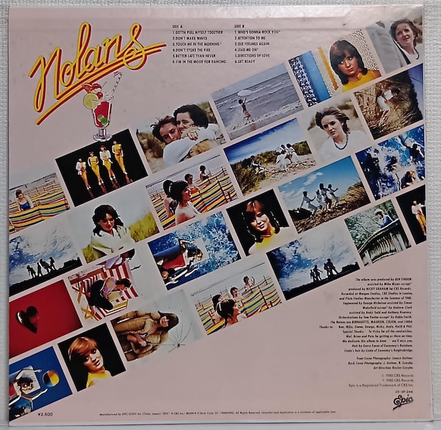 LP(ѕt)m[Y(The Nolans)/̃nbs[Ef[g(Making Waves)070726  CD/DVD/rfI 