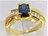 18K 18金 リング サファイヤ 0.60ct ダイヤ 0.17ct