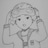 オリジナルイラスト手描きイラストヘルメットの男の子ハンドメイドインテリア自作ミニ原画絵