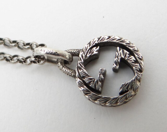 GUCCI Ob` C^[bLOG y_g lbNX SV925 Vo[USEDyz  uh 