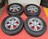 中古アルミホイールExceeder16インチ6.5J +38 pcd 114.3スタッドレスタイヤ付き4本セット215/65R16