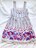 axes femme アクシーズファム 胸元レース レトロ 花柄 キャミワンピ M N2m