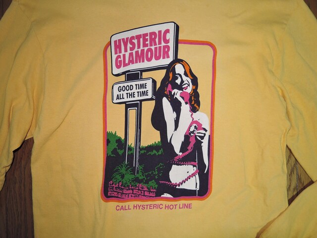 HYSTERIC GLAMOUR qXebNO}[ TVc L CALL K[S LOGO Jbg\[ TVc  uh 