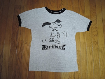 SOPHNET. \tlbg ~ PEANUTS s[ibc SNOOPY TRIM TEE Xk[s[ g TVc MD