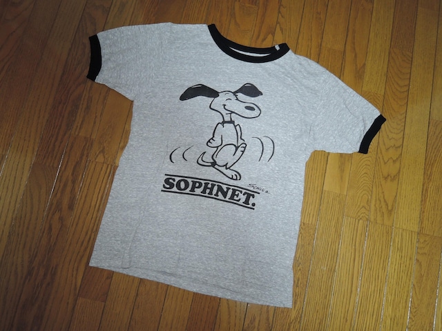 SOPHNET. \tlbg ~ PEANUTS s[ibc SNOOPY TRIM TEE Xk[s[ g TVc MD  uh 