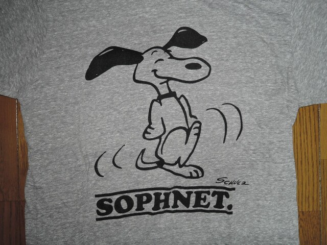 SOPHNET. \tlbg ~ PEANUTS s[ibc SNOOPY TRIM TEE Xk[s[ g TVc MD  uh 