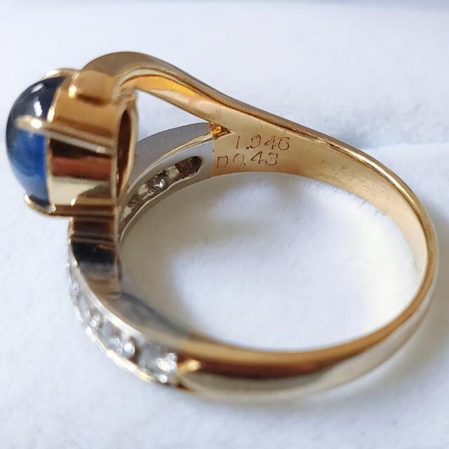 _Ch~Tt@CA O K18YG Pt900 1.94ct 0.43ct 7.2g  ANZT[/v 