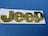 ●Jeep ジープ ゴールドメッキ 軽量 ABS製 セパレート貼付け仕様 エンブレム 数量限定入庫!