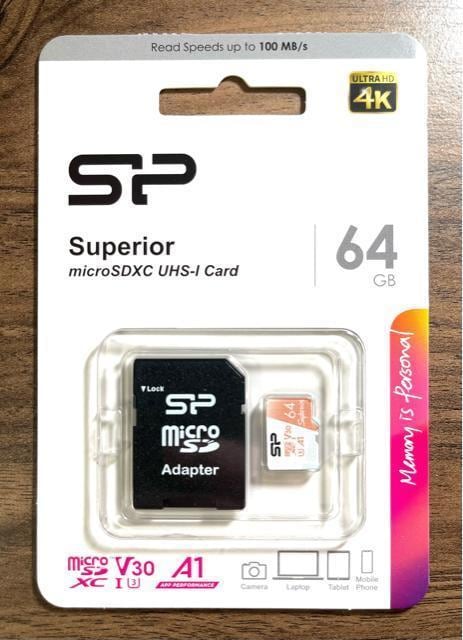 microSDJ[h 64GB(A_v^[t)VRp[ 