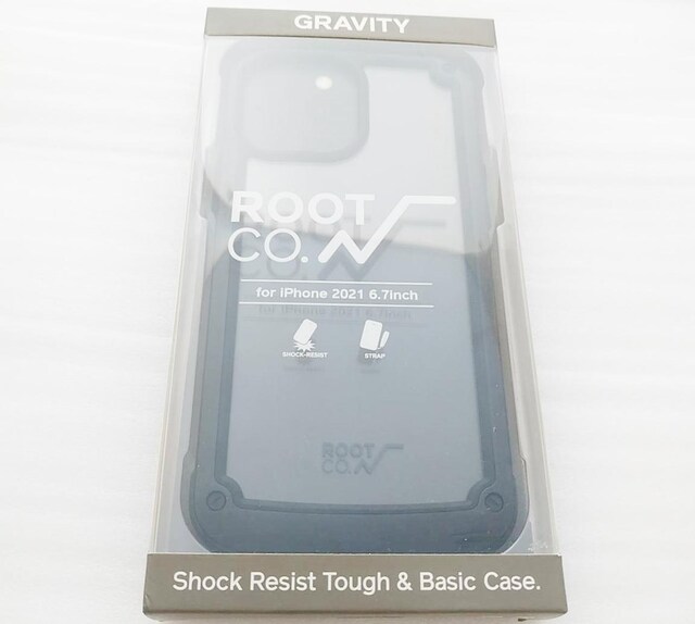 ROOT CO GRAVITY Shock Resist Tough&Basic Case for iPhone13ProMax 