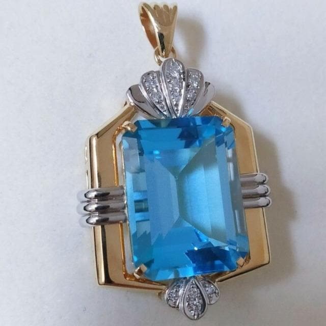 _Ch~u[gp[Y y_ggbv K18YG Pt900 26.62ct 15.0g  ANZT[/v 