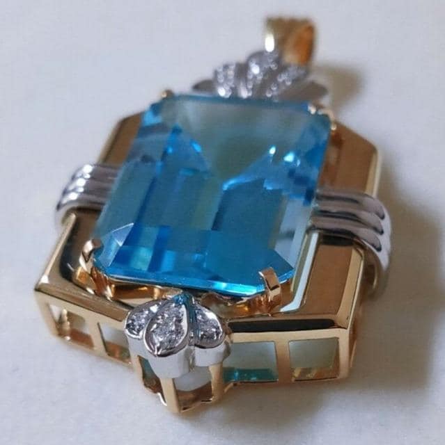 _Ch~u[gp[Y y_ggbv K18YG Pt900 26.62ct 15.0g  ANZT[/v 