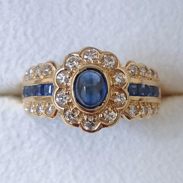 _Ch~Tt@CA J{VJbg O K18YG 0.99ct 0.44ct 5.0g 