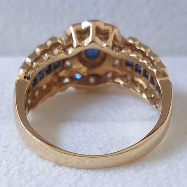 _Ch~Tt@CA J{VJbg O K18YG 0.99ct 0.44ct 5.0g