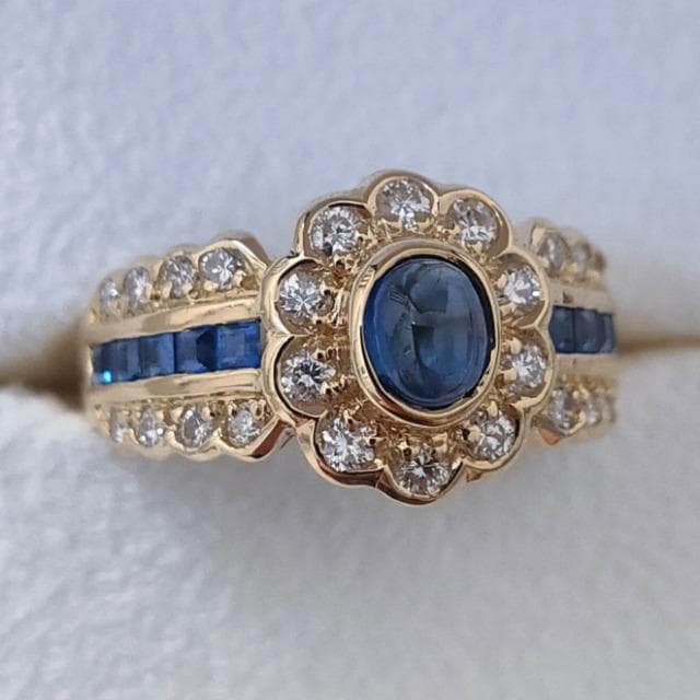 _Ch~Tt@CA J{VJbg O K18YG 0.99ct 0.44ct 5.0g