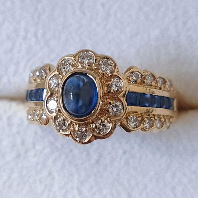 _Ch~Tt@CA J{VJbg O K18YG 0.99ct 0.44ct 5.0g