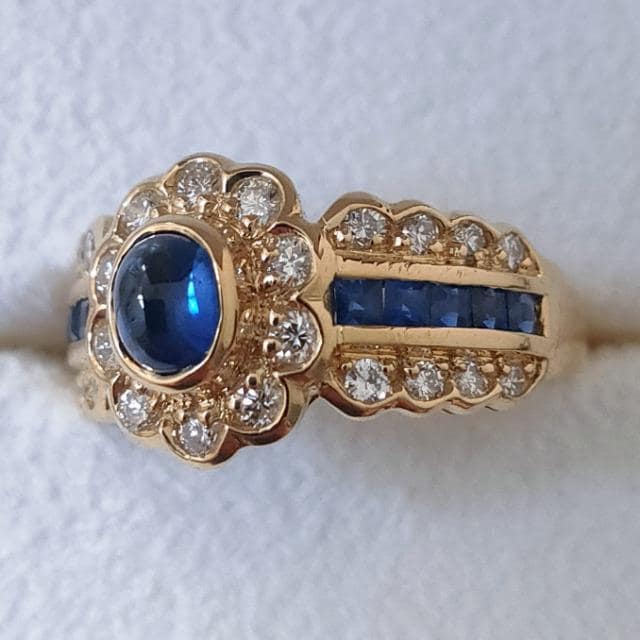 _Ch~Tt@CA J{VJbg O K18YG 0.99ct 0.44ct 5.0g