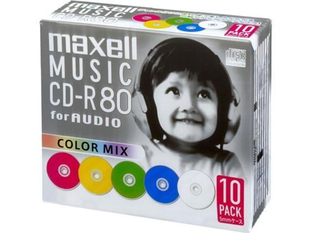 }NZ yp CD-R 80 J[~bNX 10 5mmP[X CDRA80MIX.S1P10S   Ɠd/AV 