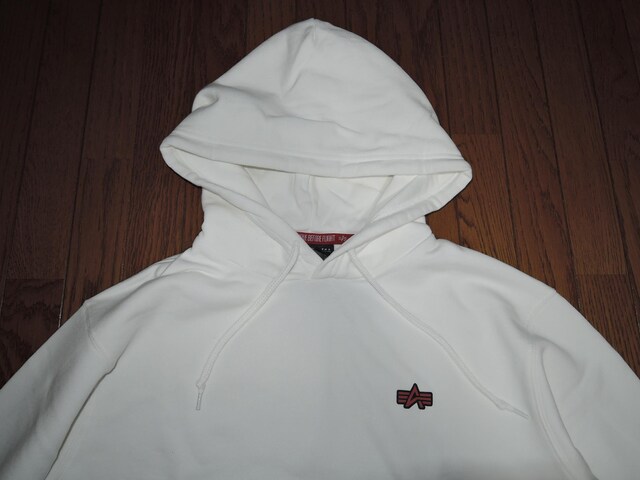 Vi ALPHA INDUSTRIES At@ C_Xg[Y XEFbg p[J[ L wS vI[o[ HOODIE  uh 