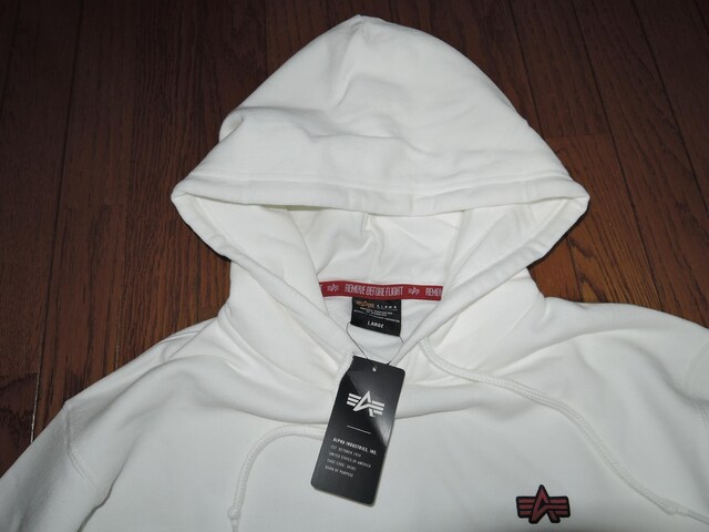 Vi ALPHA INDUSTRIES At@ C_Xg[Y XEFbg p[J[ L wS vI[o[ HOODIE  uh 