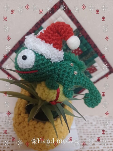 Hand made@@X'MAS*JI񂩂v[g*݂*L[z_[ 
