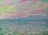 新品 モネ「プールヴィルの夕日」 高級印刷画 A4サイズ 額なし