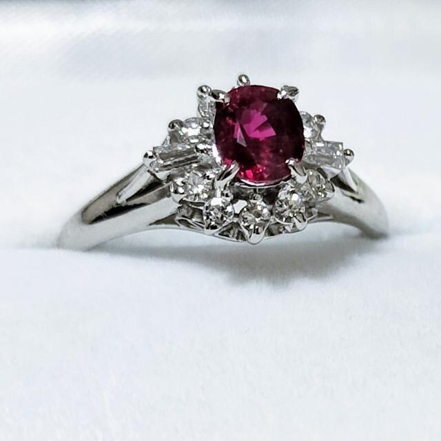 _Ch~r[ O Pt900 0.74ct 0.21ct 4.5g  ANZT[/v 