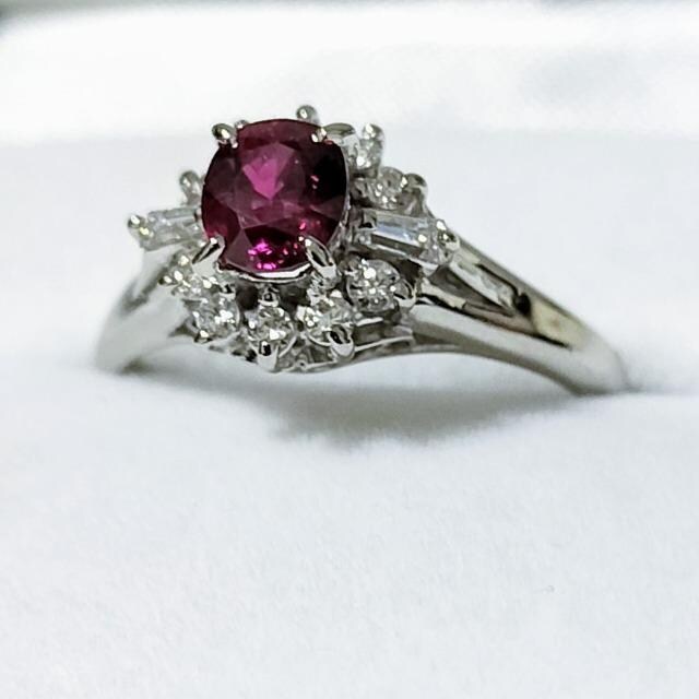 _Ch~r[ O Pt900 0.74ct 0.21ct 4.5g  ANZT[/v 