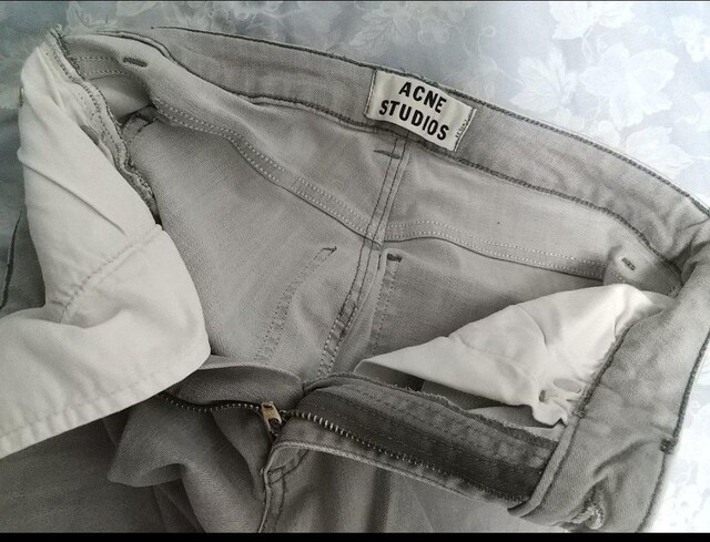  Acne Studios  SKIN5 GRAY XLj[fjpc EHbVO[