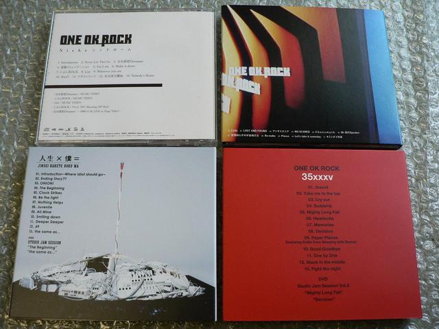 ONE OK ROCK【Nicheシンドローム/残響/人生×僕/35】初回盤:4枚