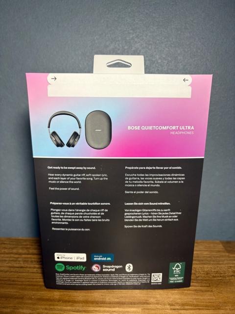 Bose QuietComfort Ultra Headphones Black  Ɠd/AV 