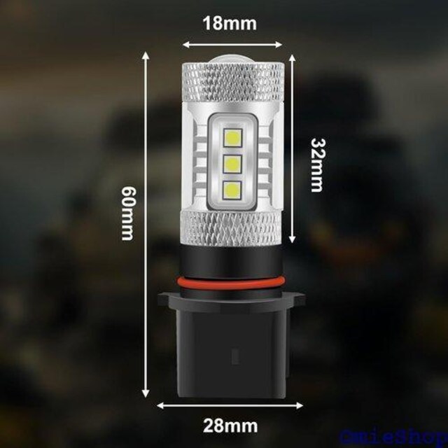 Ygmylandbb P13W LED wbhCg Ή Px DC12V 6500K zCg 2 621  /oCN