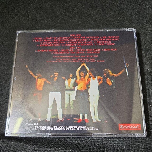 OZZY OSBOURN 1982 2CD  CD/DVD/rfI 