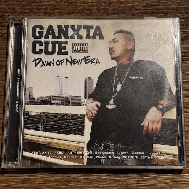 yGANXTA CUE (G.CUE)zDAWN OF NEW ERA   CD/DVD/rfI 